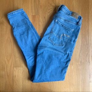 american eagle high waist jean, medium wash